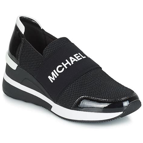 black and white michael kors shoes